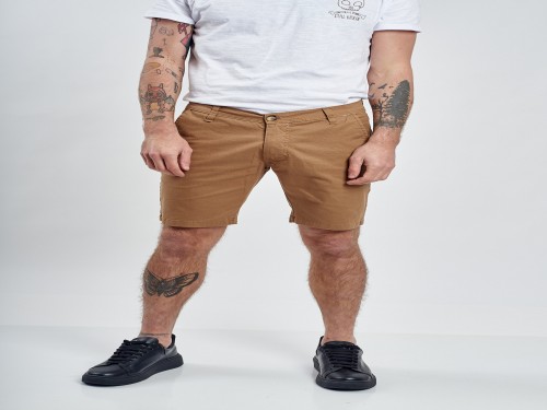 Bermuda Corte Chino de Gabardina Elastizada Discobolo
