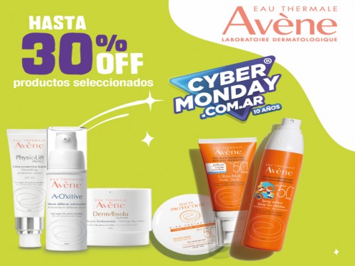 AVENE EN PRODUCTOS SELECCIONADOS  HASTA 30% OFF Y PAGO EN CUOTAS