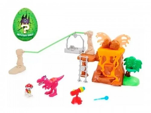 Paw Patrol Playset Volcán Con Dinosaurio Marshall Bombero  Spin Master