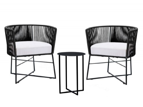 Set x2 sillones Gervasoni con almohadones mas mesa interior/exterior