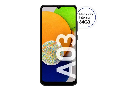 Celular Samsung Galaxy A03 4G 64GB Negro
