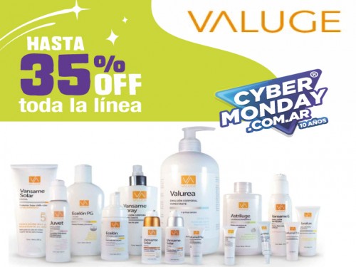 VALUGE TODA LA LÍNEA HASTA 35% OFF Y PAGO EN CUOTAS