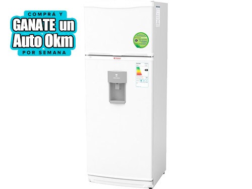 Heladera con Freezer CONQUEROR 329 litros con Dispenser Color Blanco