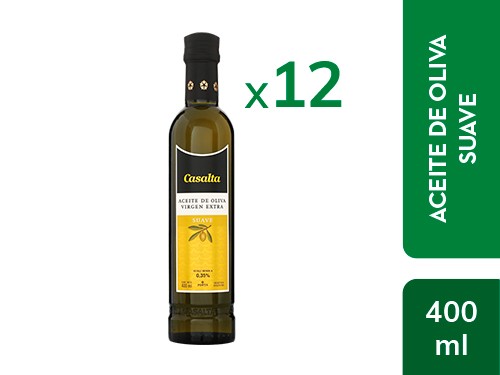 12u Aceite oliva suave Casalta x 400 ml