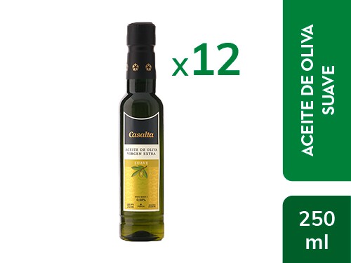 12u Aceite de oliva suave Casalta x 250 ml