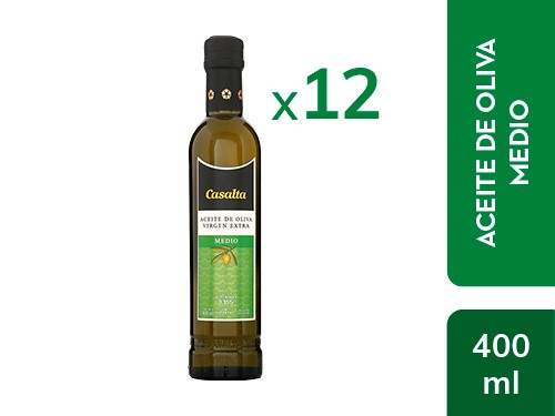 12u Aceite oliva medio Casalta x 400 ml