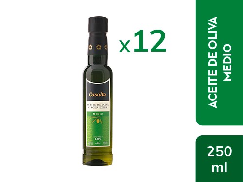 12u Aceite oliva medio Casalta x 250 ml