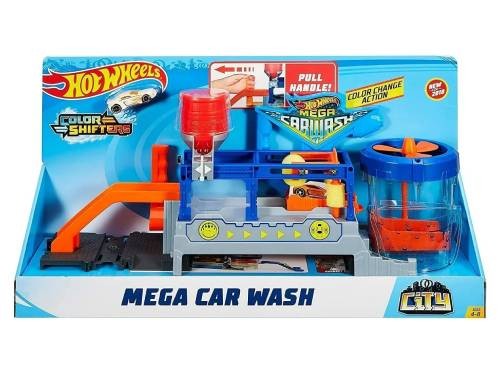 Hot Wheels City Pista Autolavado Mega Car Wash Ftb66 Mattel