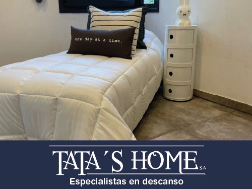 Acolchado 1 Plaza Tatas Home 100% Microfibra