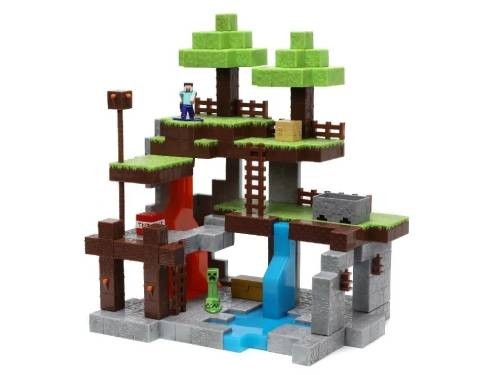 Set Nano Scene Minecraft Con Figuras 32852 Jada