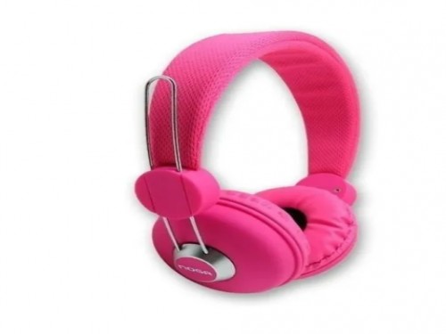 Auriculares Noga X-2670 Microfono Manos Libres Pc Celu Rosa