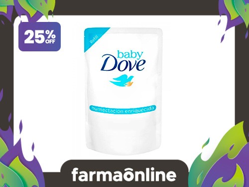 DOVE - Jabón líquido baby humectación enriquecida refill 180 ml