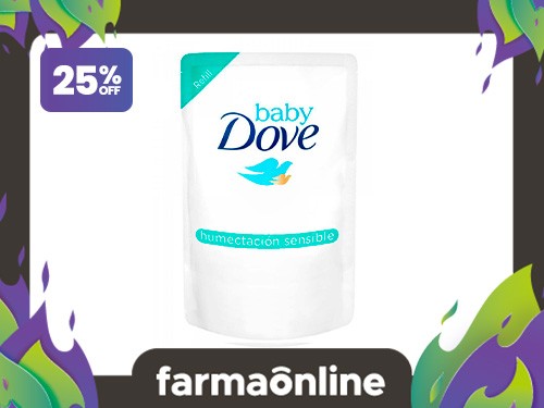 DOVE - Jabón líquido baby humectación sensible refill 180 ml