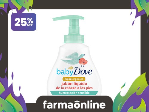 DOVE - Baby jabon liquido humectación sensible 200 ml