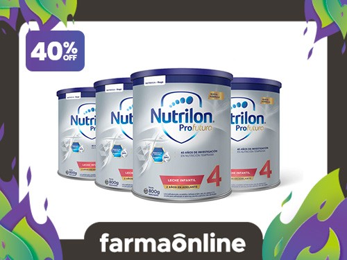 NUTRILON - Pack fórmula láctea profutura 4 (4 latas de 800 grs)