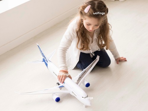 Avion Gigante De Juguete A Friccion Juego Con Luz Y Sonido
