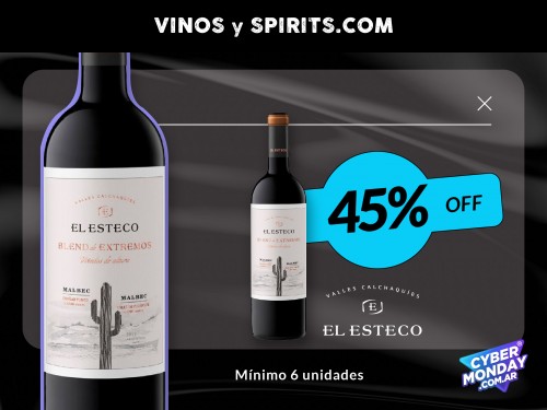 Vino Blend de Extremos Malbec 750ml - El Esteco