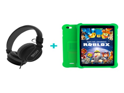 Combo Tablet Kids 7" 32gb 2Gb Android 12 Funda silicona + Auriculares