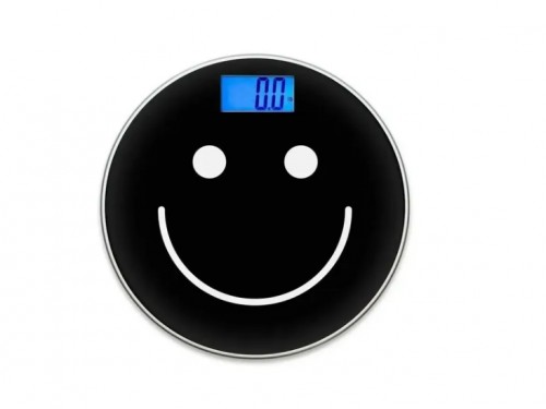 Balanza Digital Personal De Baño Kanji Hasta 180kg Black