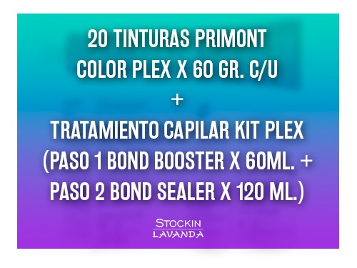 20 Tinturas + Kit Color Plex PRIMONT