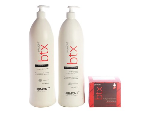 Primont Btx Shampoo + Enjuague 1800ml + Mascara 500gr