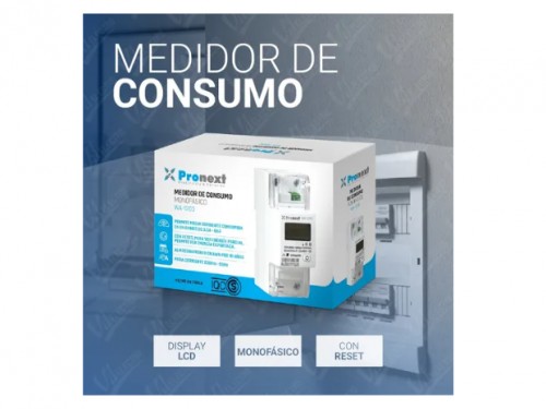 Medidor De Consumo Con Reset Para Riel Din Digital 220v