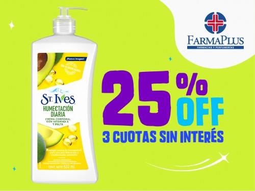 St. Ives Humectación Diaria Crema Corporal X 532 Ml