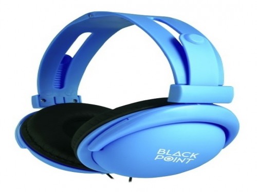 Auriculares Blackpoint Vincha con Cable Azul H30