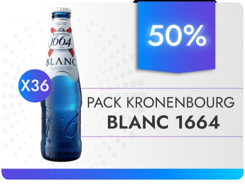 Pack Kronenbourg Blanc 1664