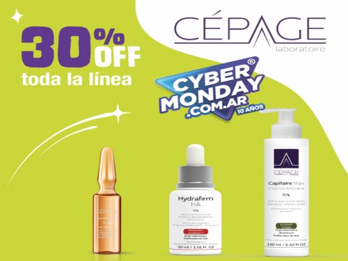 CÉPAGE TODA LA LÍNEA 30% OFF Y PAGO EN CUOTAS.
