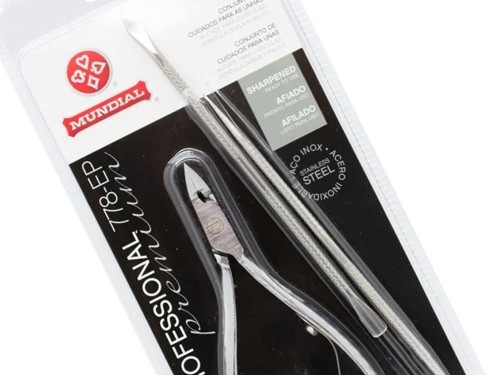 Mundial Personal Care Alicate Uñas + Repujador +palito 778ep