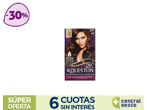 Coloración Koleston Kit 40 Castaño Medio