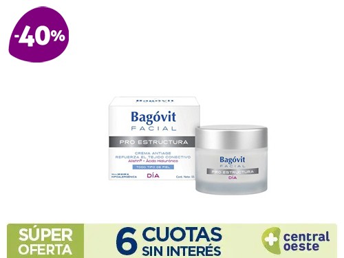 Crema Facial Bagovit Pro Estructura Día x55gr