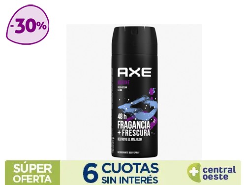 Desodorante En Aerosol Axe Marine x97gr