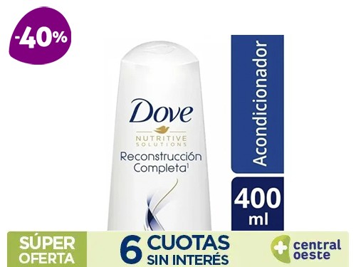 Acondicionador Dove Reconstrucción completa Superior x400ml