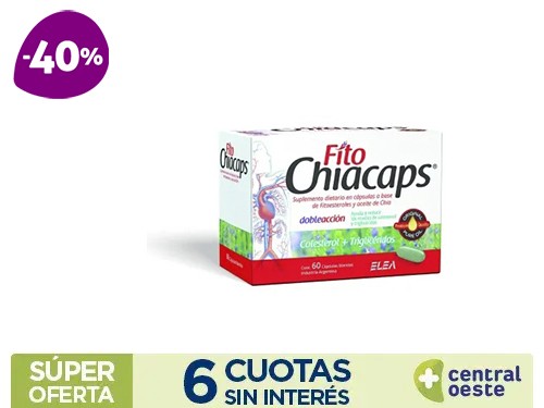 Fito Chiacaps Suplemento Dietario x 60 Cmp Aceite De Chía