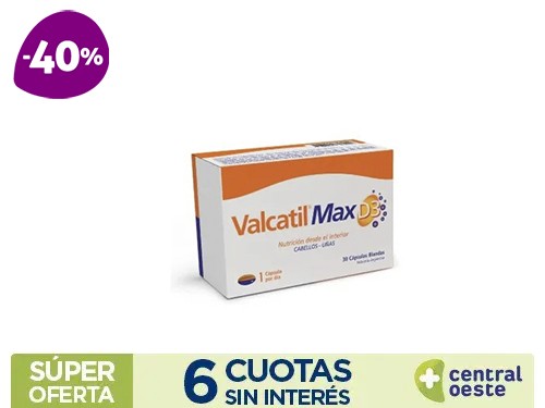 Suplemento Dietario Valcatil Max D3 x30cap