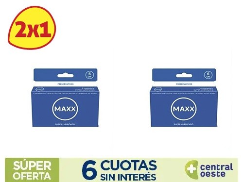 Preservativos Maxx Super Lubricado x6un