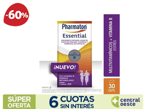 Suplemento Dietario Pharmaton Essential x30cap
