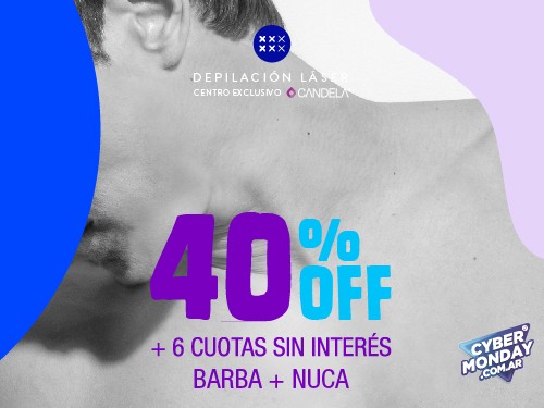 Definit, Depilación Láser. Barba+Nuca. Pack 8 sesiones.