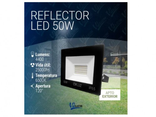 Reflector Led Exterior 50w Proyector Multiled Alta Potencia