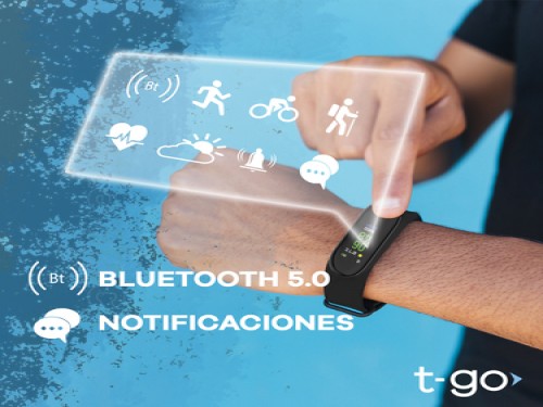 Reloj Smartband inteligente Fit Runner Pasos Cardio notificaciones