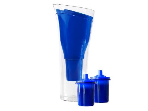 Jarra Purificadora de agua DVIGI Azul más dos filtros extra