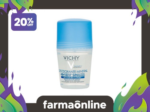 VICHY - Desodorante mineral roll on 50 ml