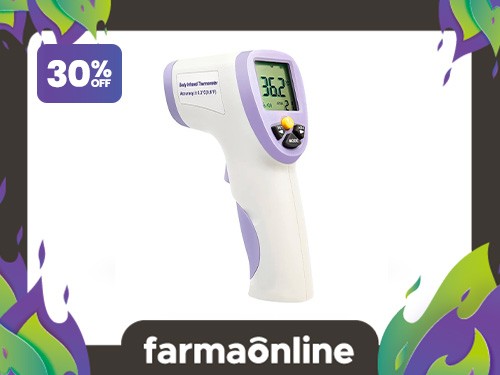 HTI - Termometro digital infrarrojo ht-820d