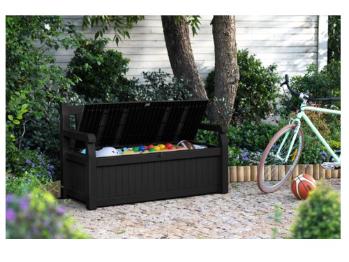 BANCO DE JARDIN CON ALMACENAMIENTO EDEN