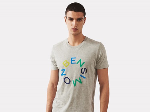 Remera Logo Botón Colores