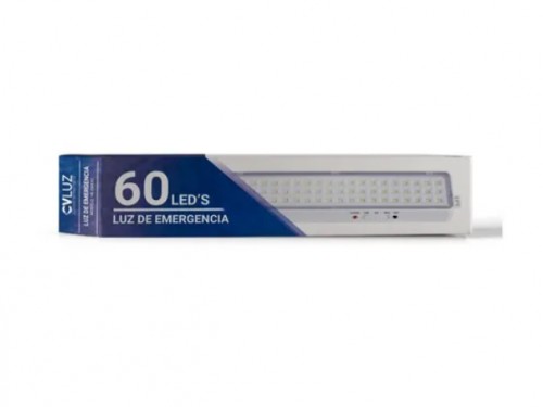 Luz De Emergencia 60 Leds Slim Batería Litio 220v Compacta