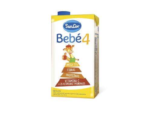 Leche Sancor Bebé 4 Nutrición Completa 1 Lt X 12 unidades
