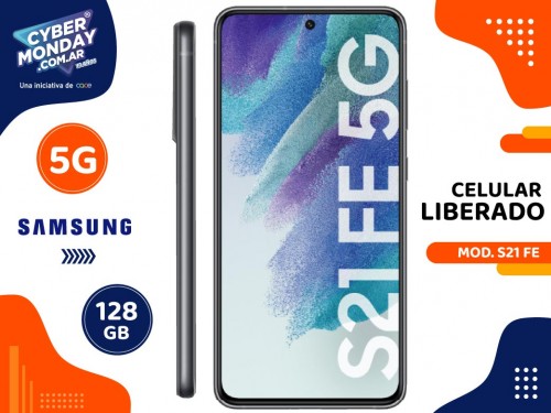 Celular Liberado S21 FE, 6.4", Rom:128GB, Ram: 6 GB, Red: 5G, Samsung